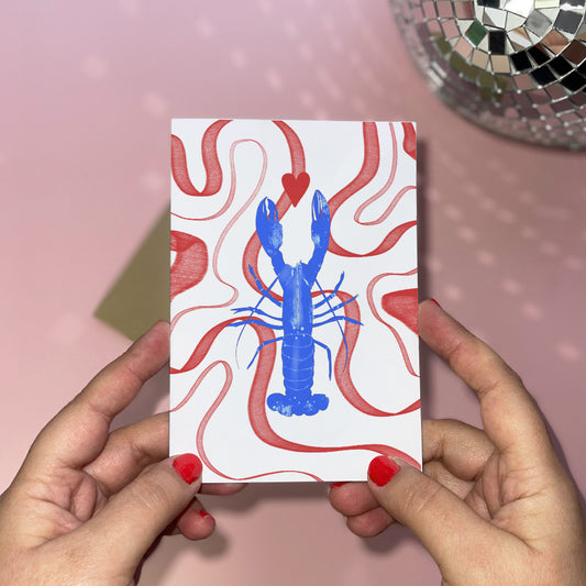Blue Lobster Card
