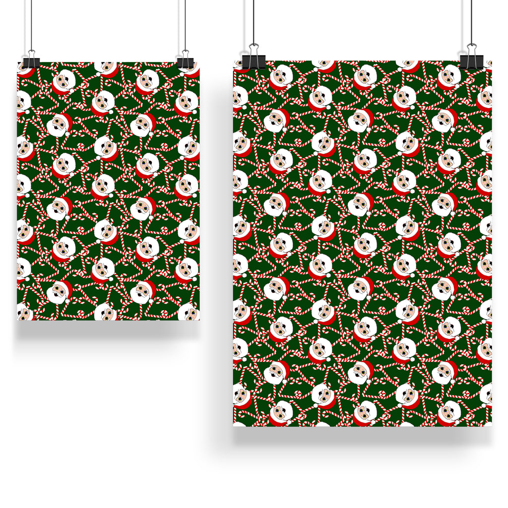 Hippie Santa Wrap Sheet