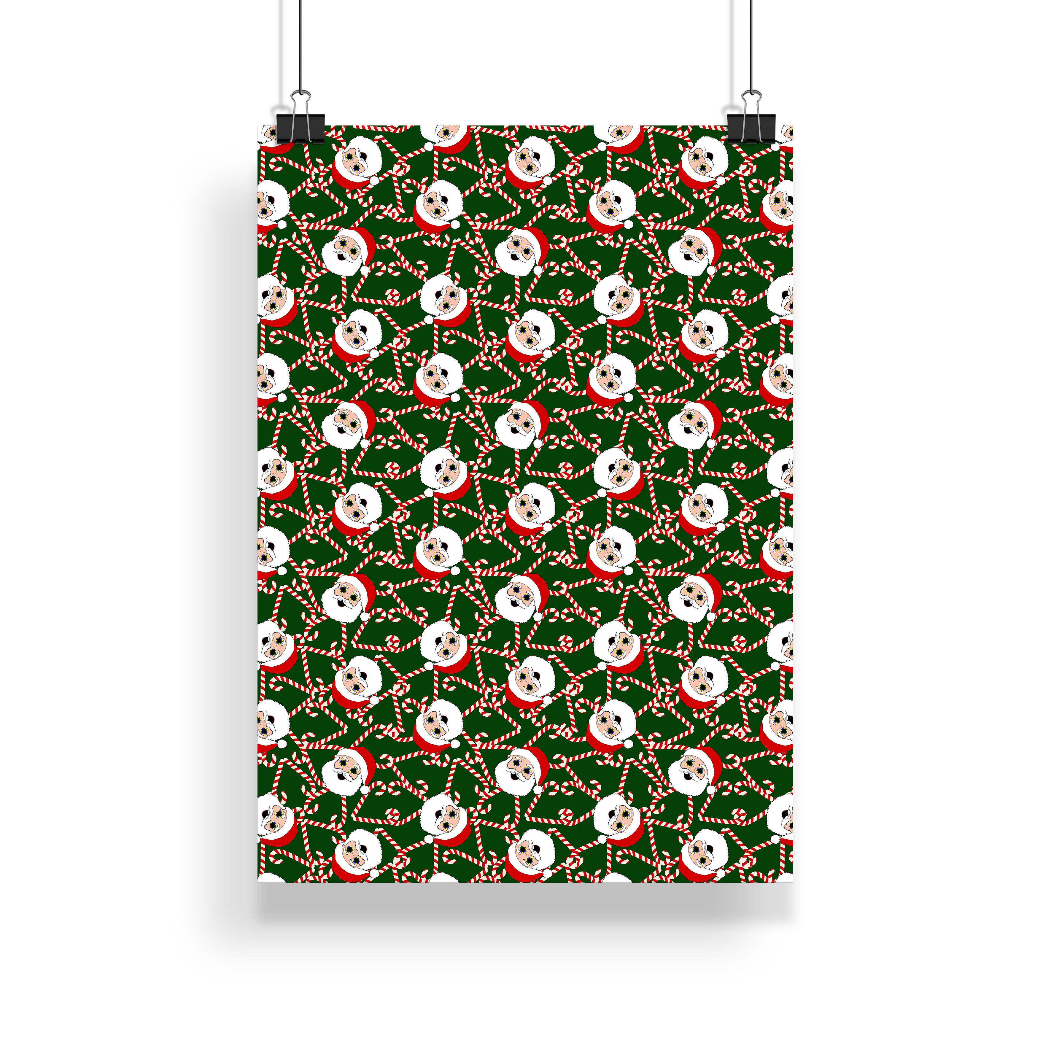 Hippie Santa Wrap Sheet
