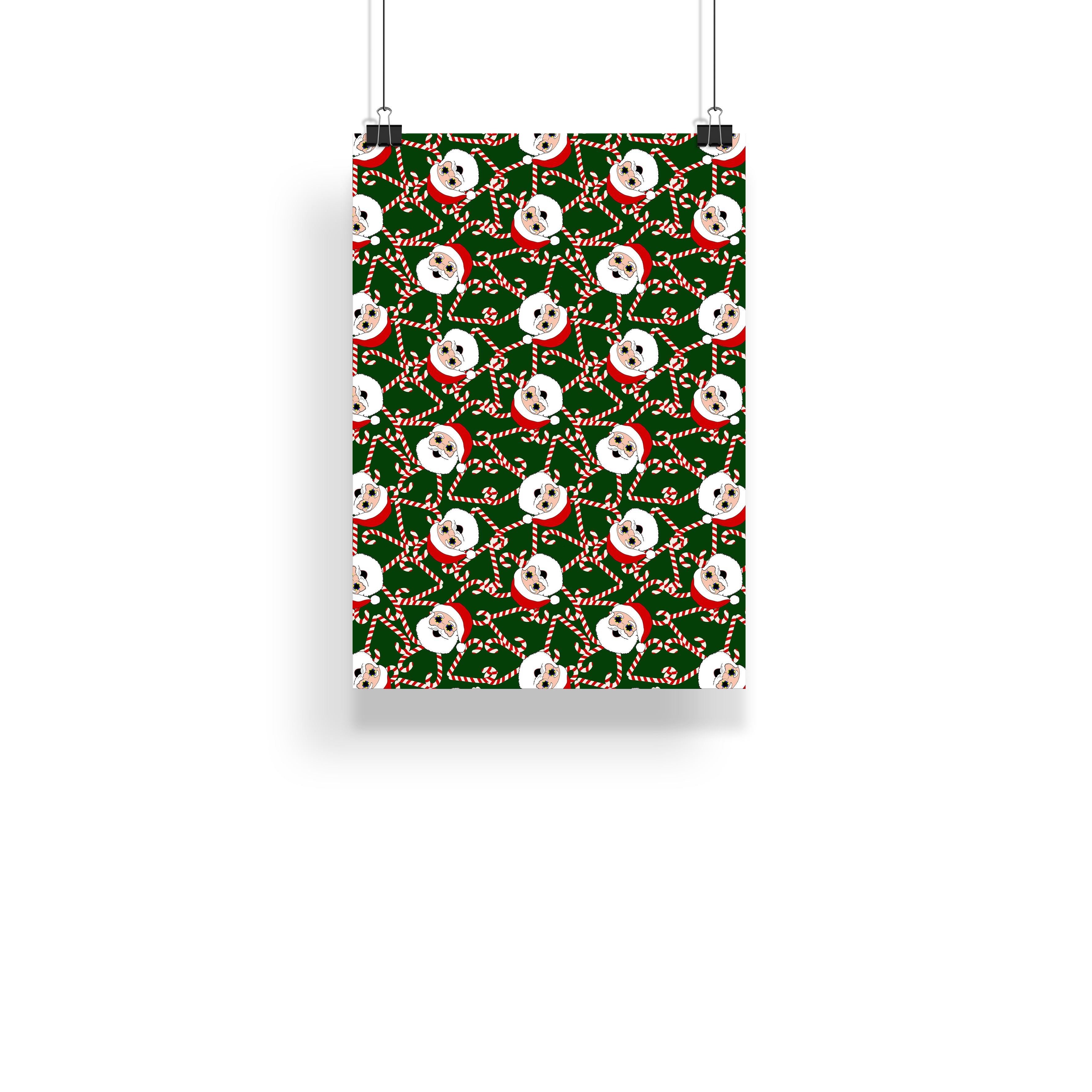 Hippie Santa Wrap Sheet