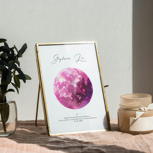 Personalised Christening Print