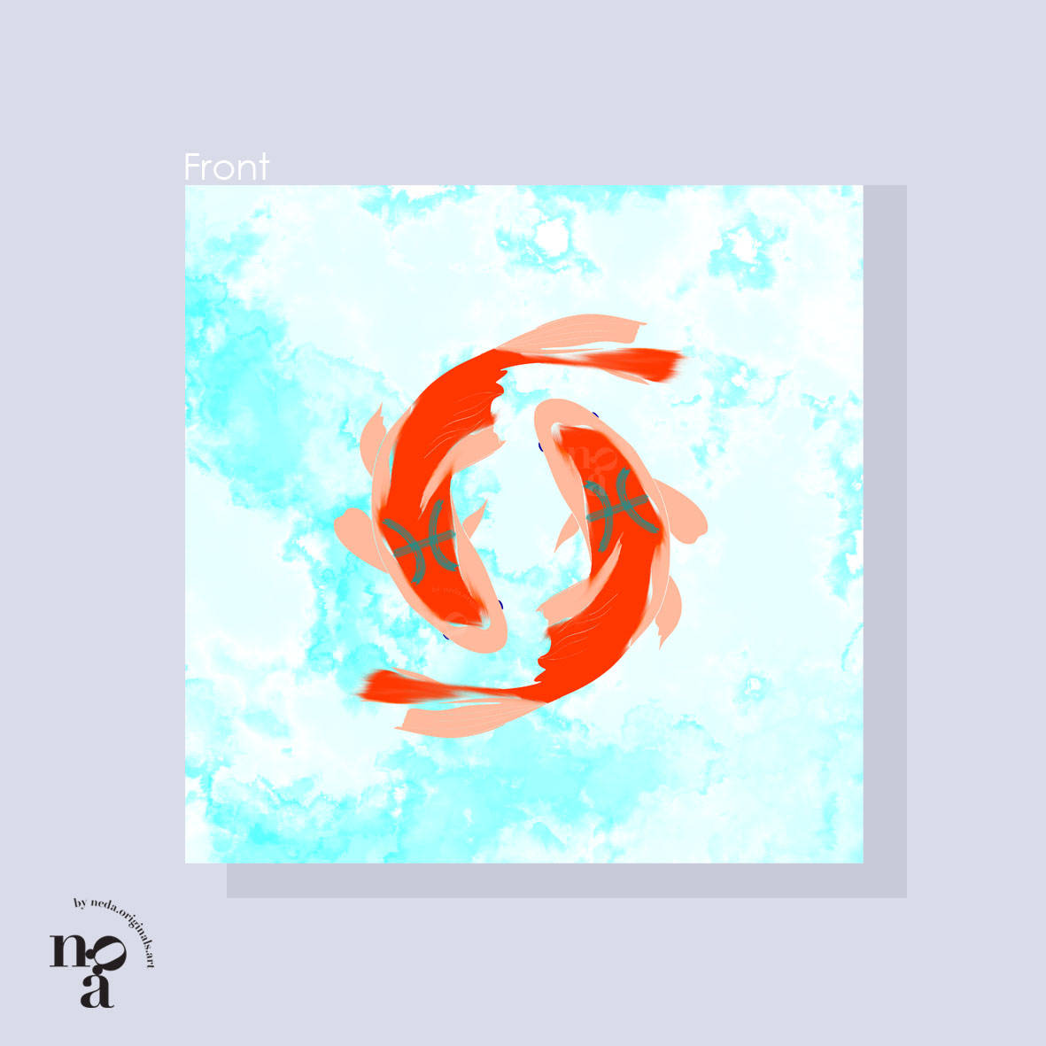 Pisces Birthday Card - Zodiac (February 19 - March 20)