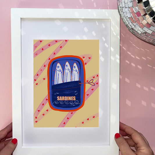Sardines in a Tin Print