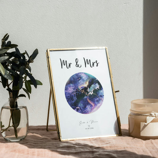 Personalised Mr & Mrs Print
